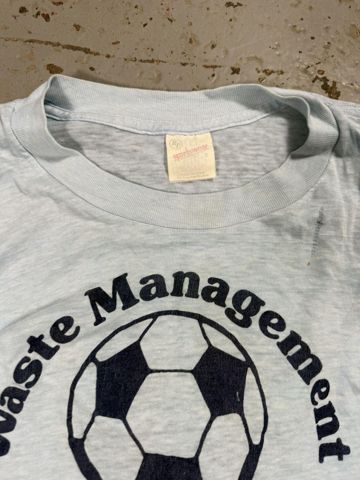 Vintage 70s Style Single Stitch Waste Management Baby Tee