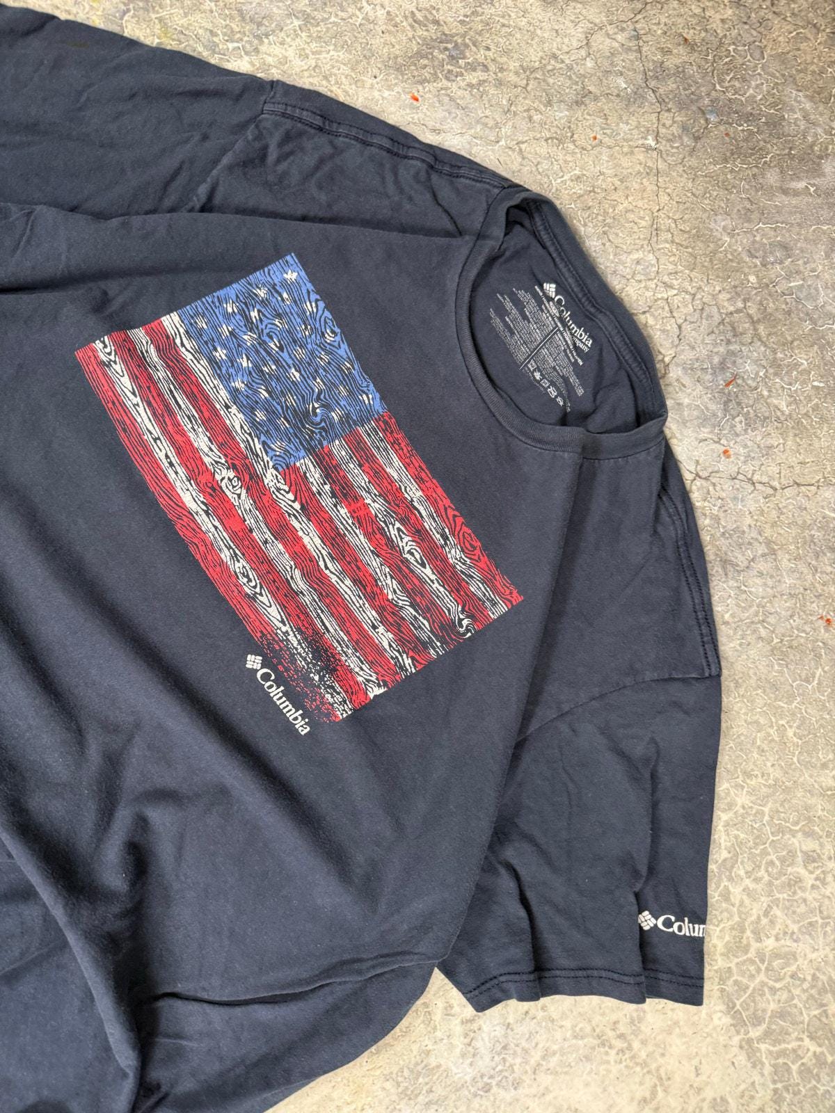 Vintage American Flag Columbia Tee