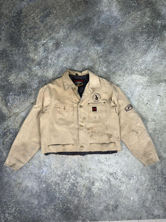 Vintage Cropped Carhartt Style Cowboy Jacket