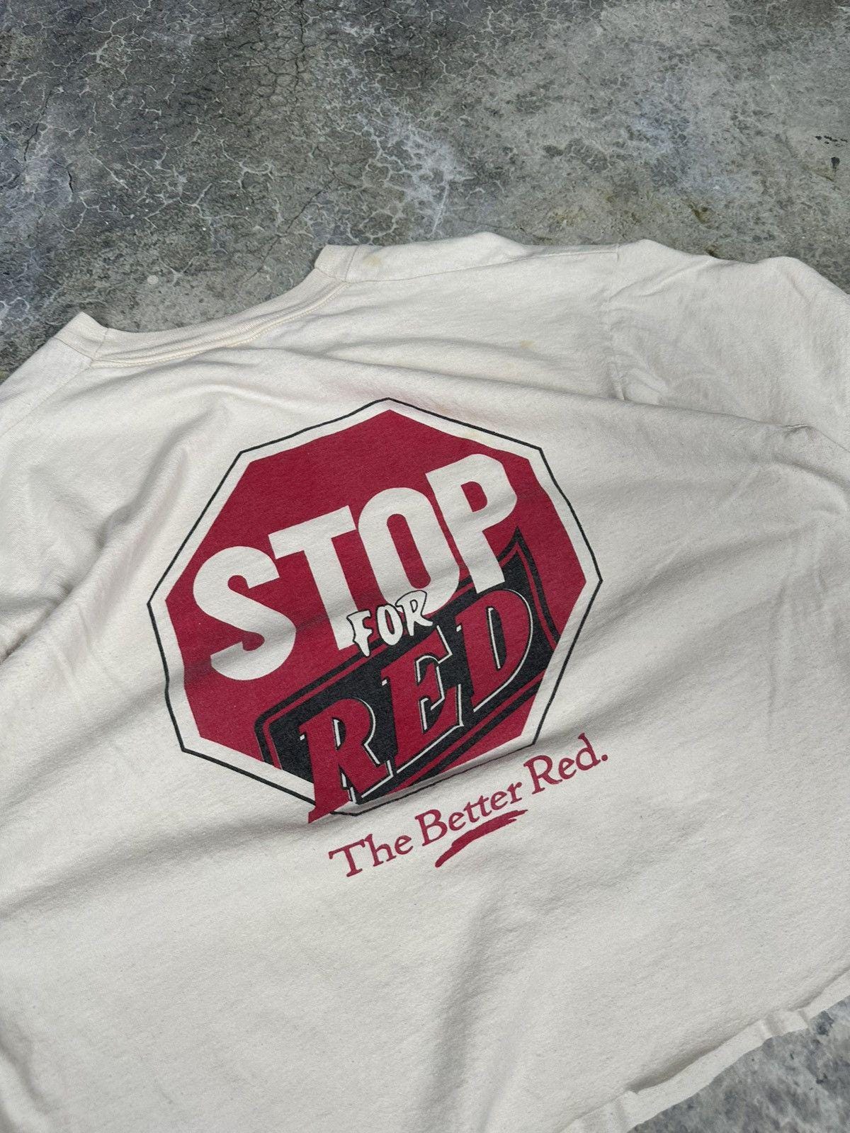 Vintage Cropped STOP LAGER tee