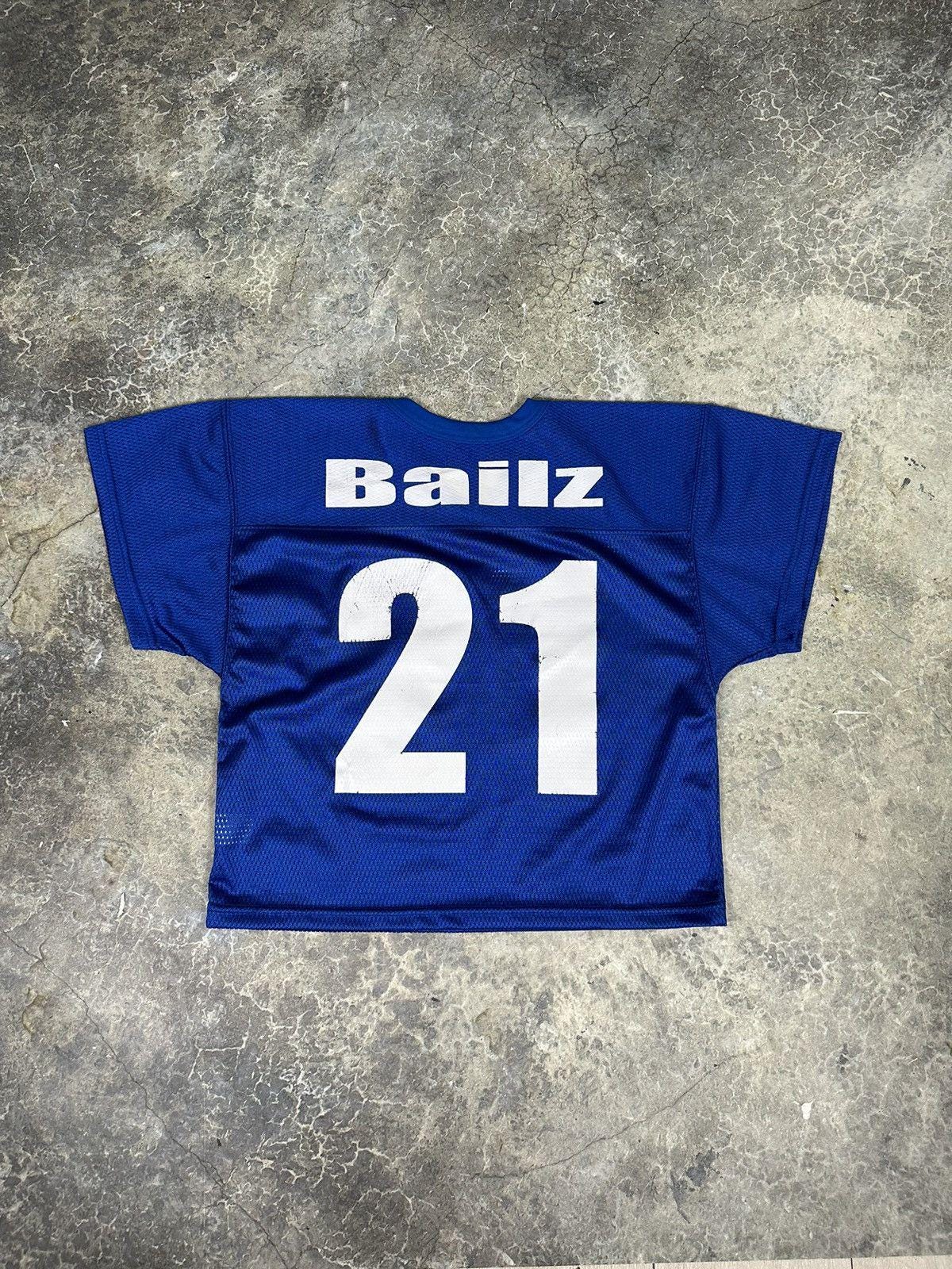 Vintage Mesh Cropped Football Jersey