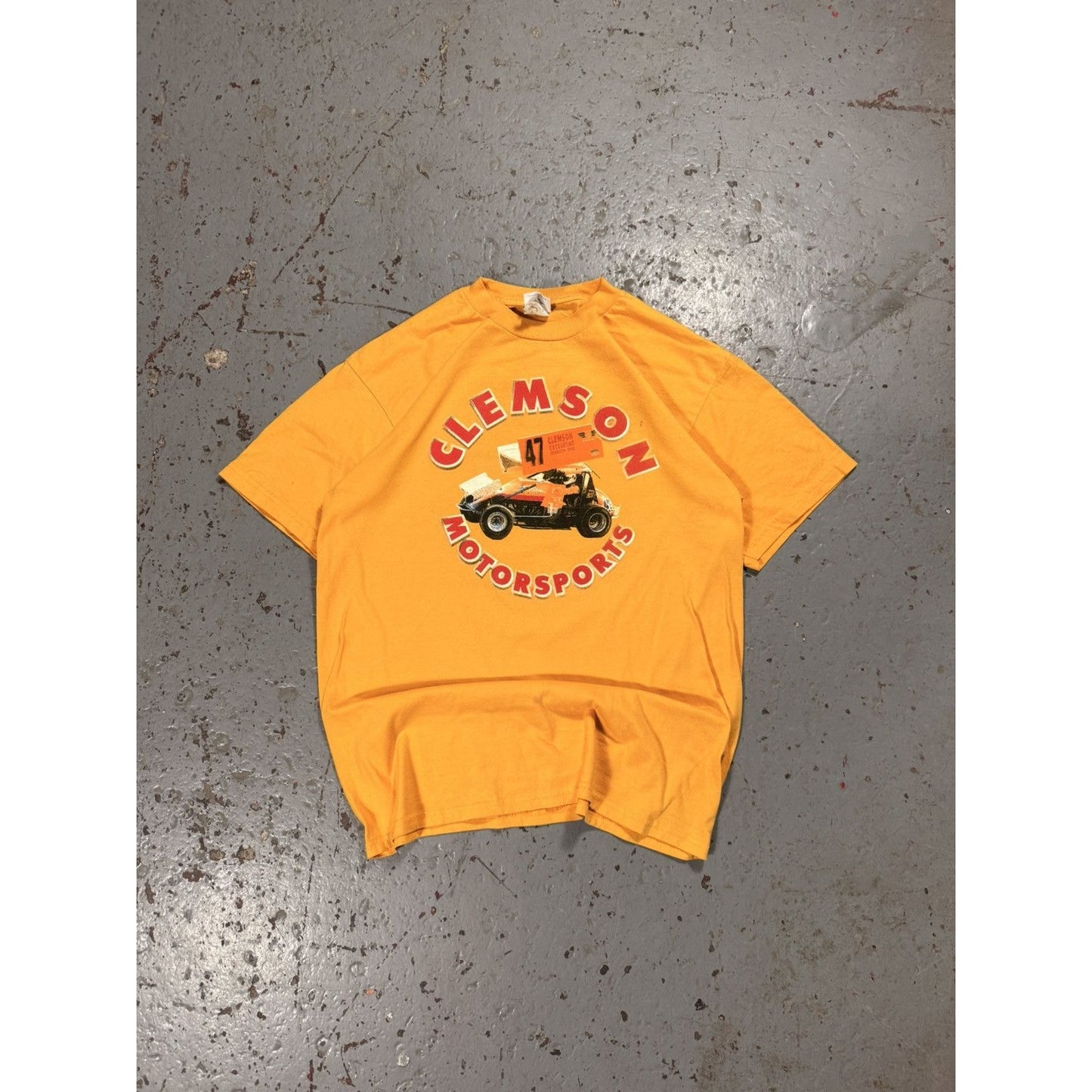 Vintage Clemoson Moto Tractor Country Western Tee