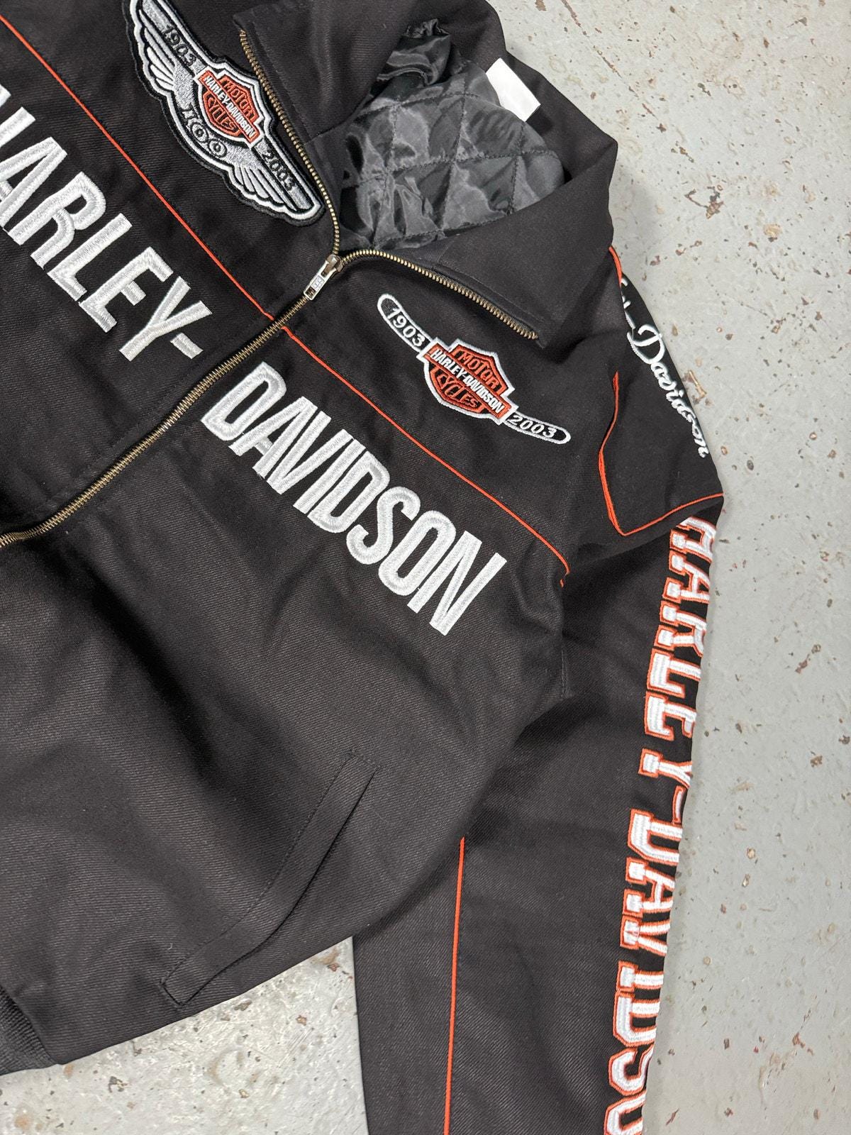 Vintage Harley Davidson NASCAR Jacket