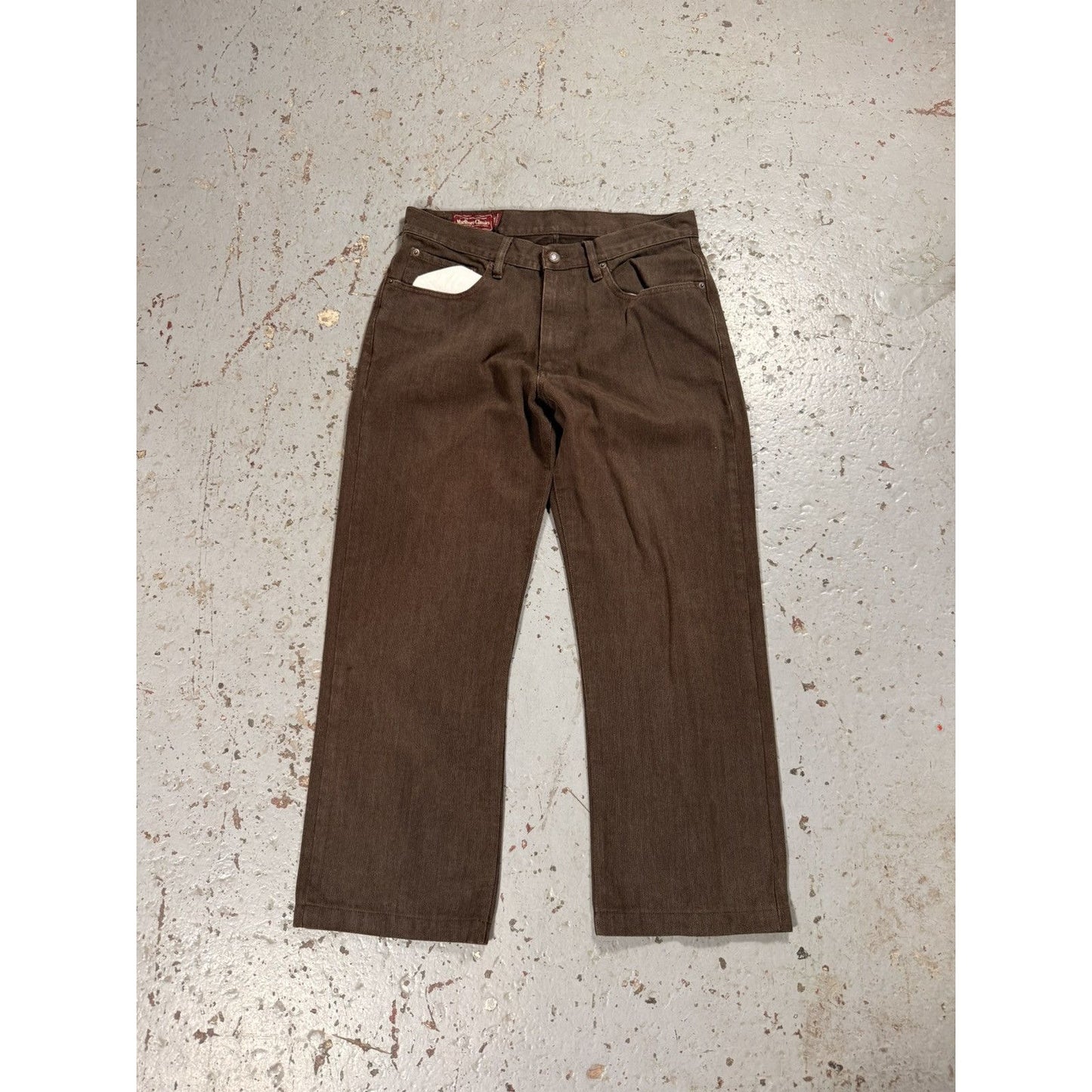 Crazy Vintage Malboro Classic Mocha Brown Pants