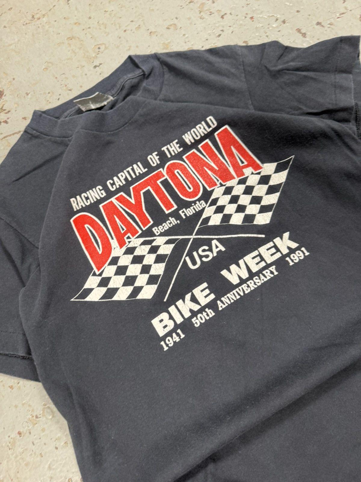 Vintage Faded 1991 Daytona Bike Week Single Stitch Tee