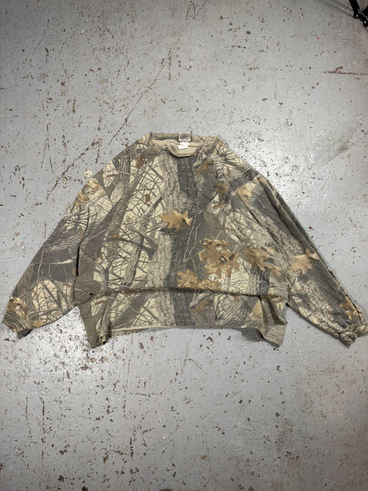 Vintage Real tree Faded Long sleeve Tee