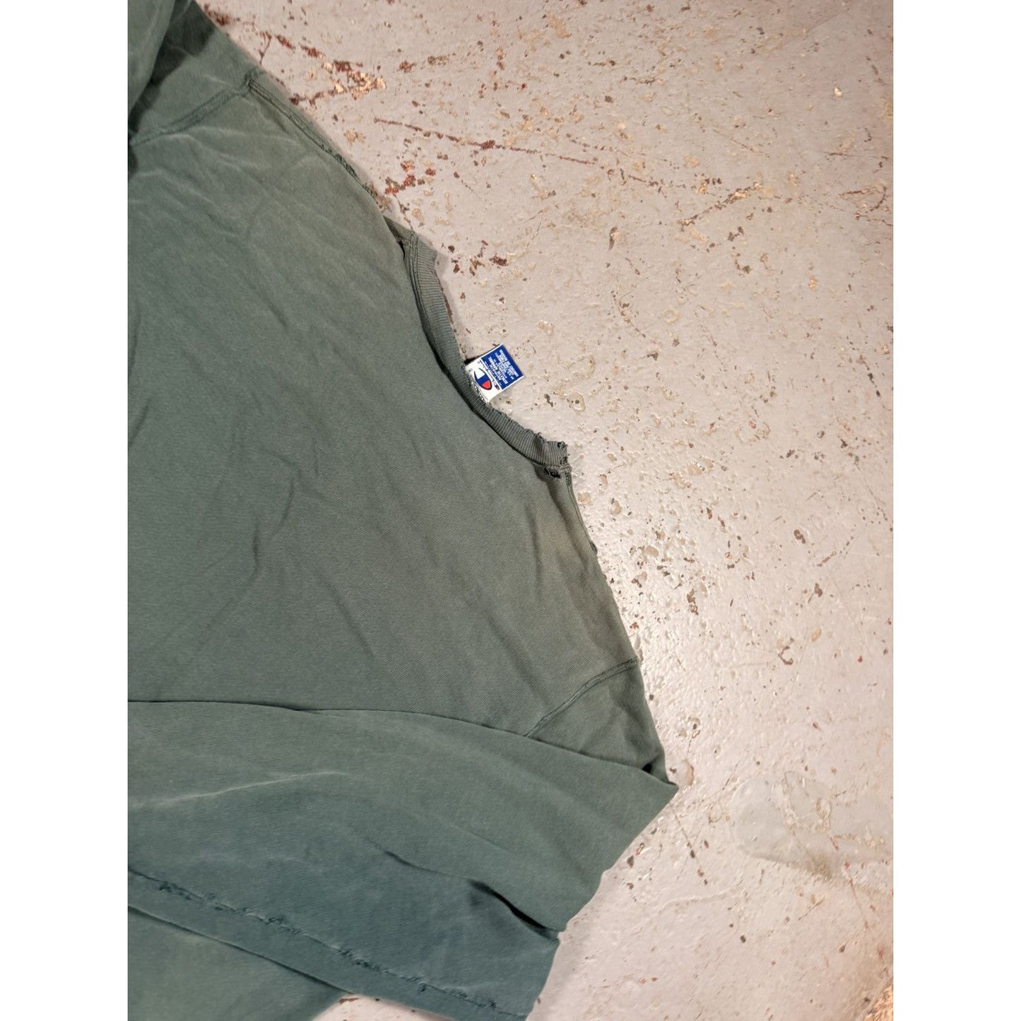 Insane Faded Distressed Champion Crewneck