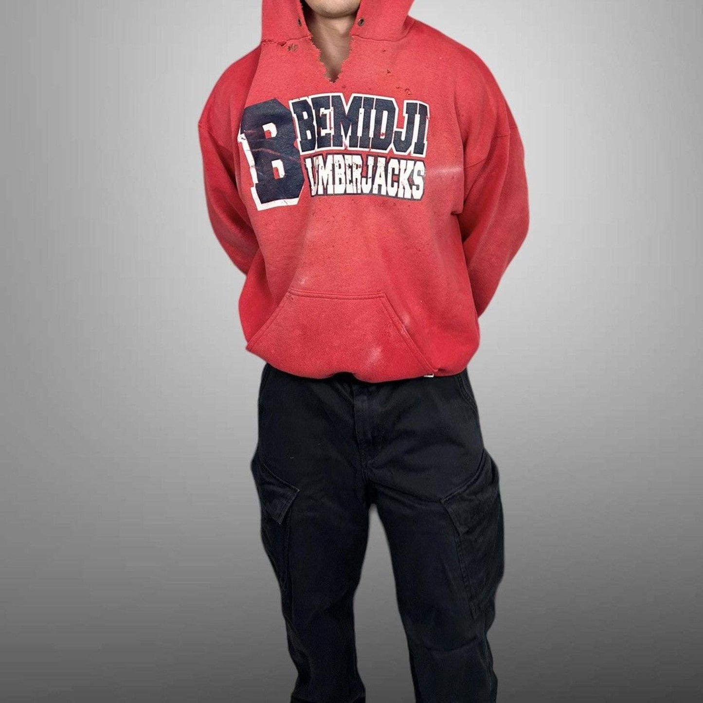 Vintage Thrashed Lumberjacks Hoodie