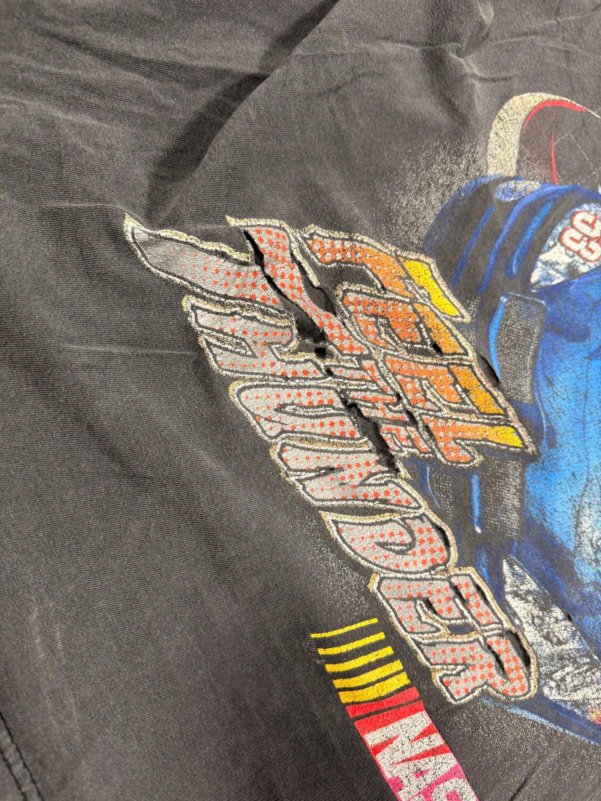 Vintage NASCAR Thrashed Cutoff