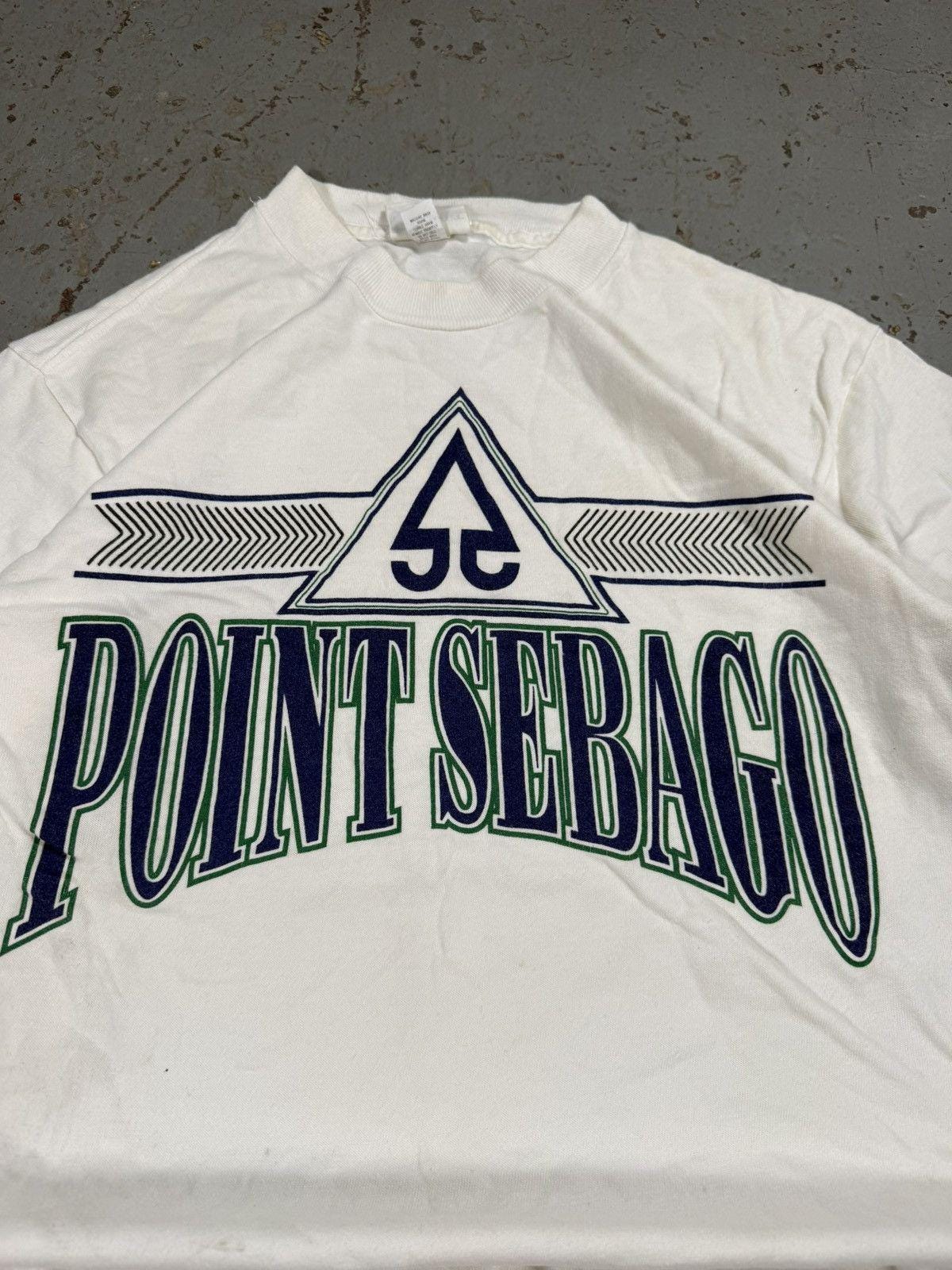 Vintage Single Stitch Point Sebago Tee
