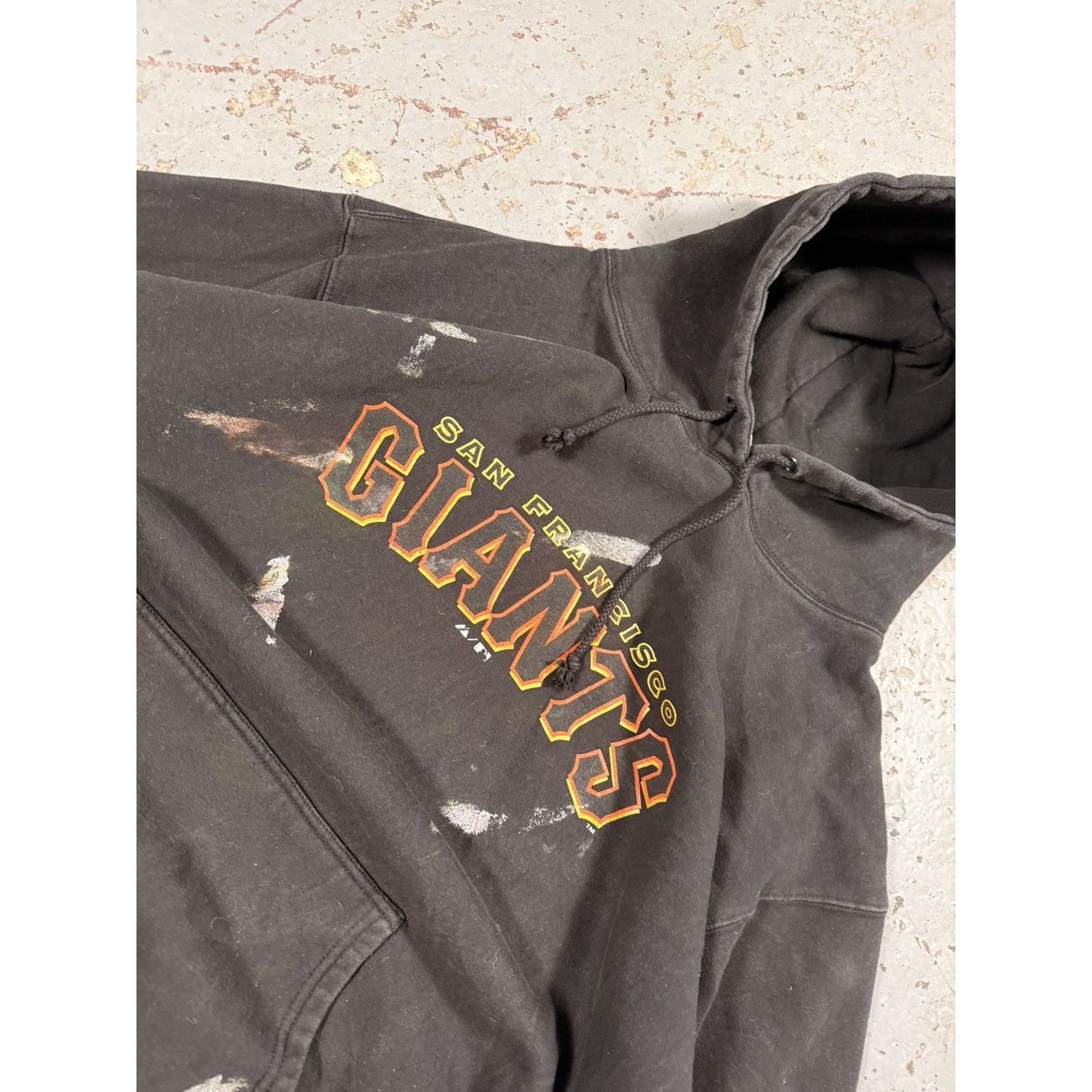 Vintage Distressed San Fran Giants Baseball Hoodie MLB