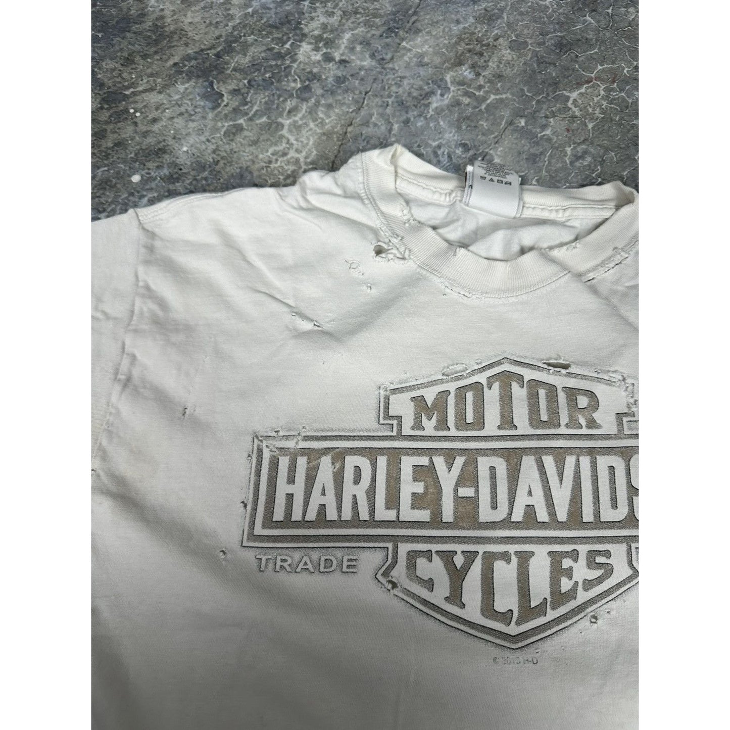 Vintage Thrashed Harley Tee