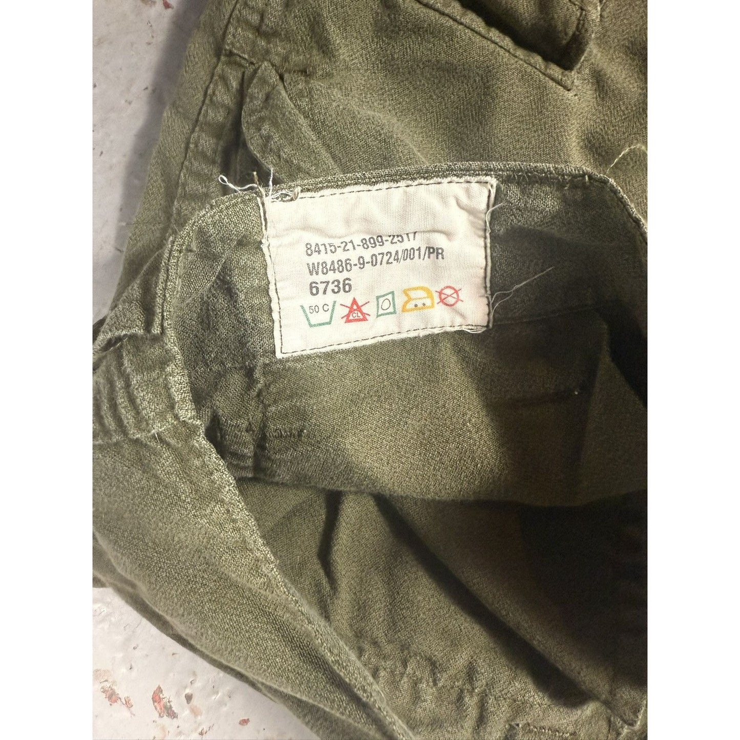 Vintage Original Canadian Army Military Cargo Pants