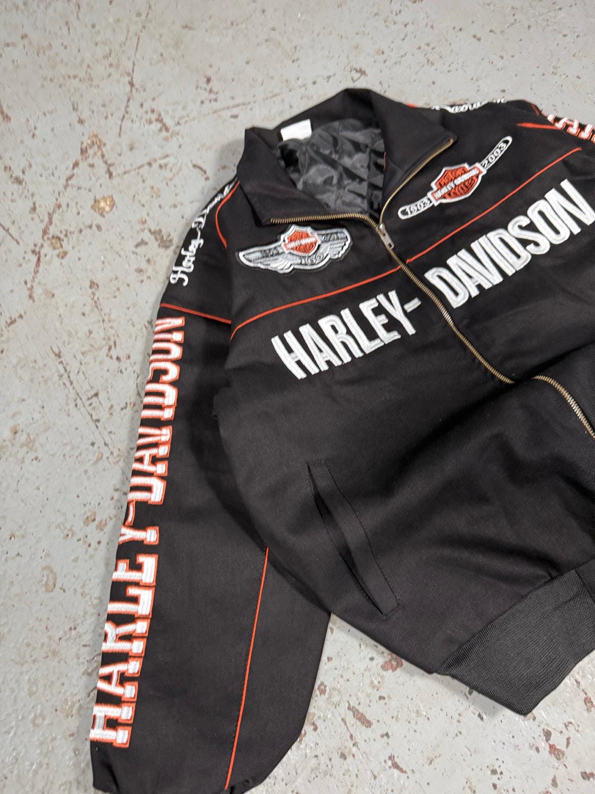 Vintage Harley Davidson NASCAR Jacket