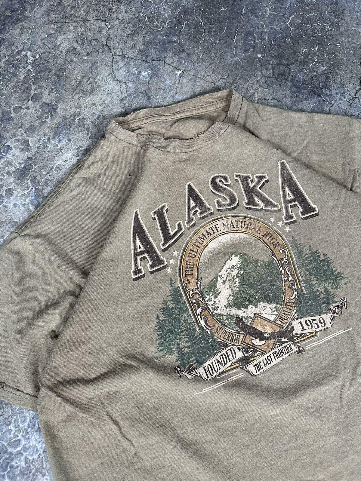Vintage Alaska State Thrashed Tee