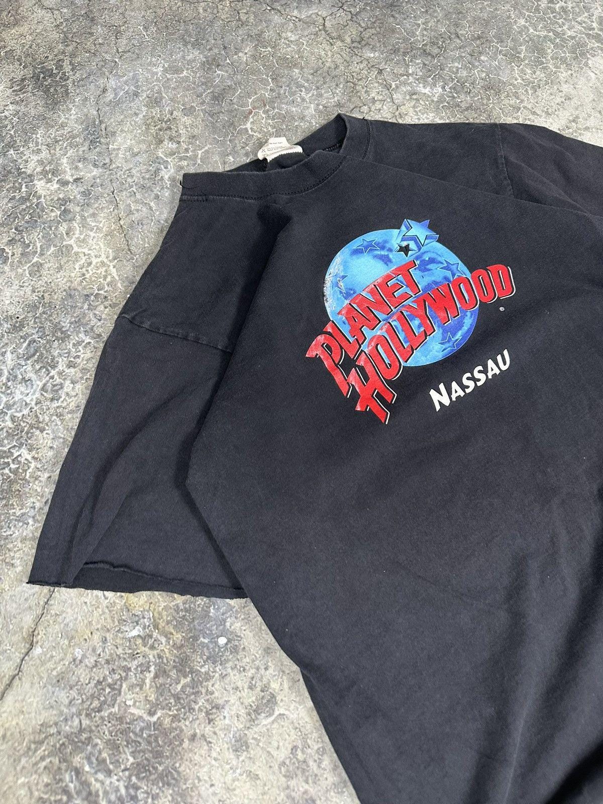 Vintage Cropped Planet Hollywood Tee