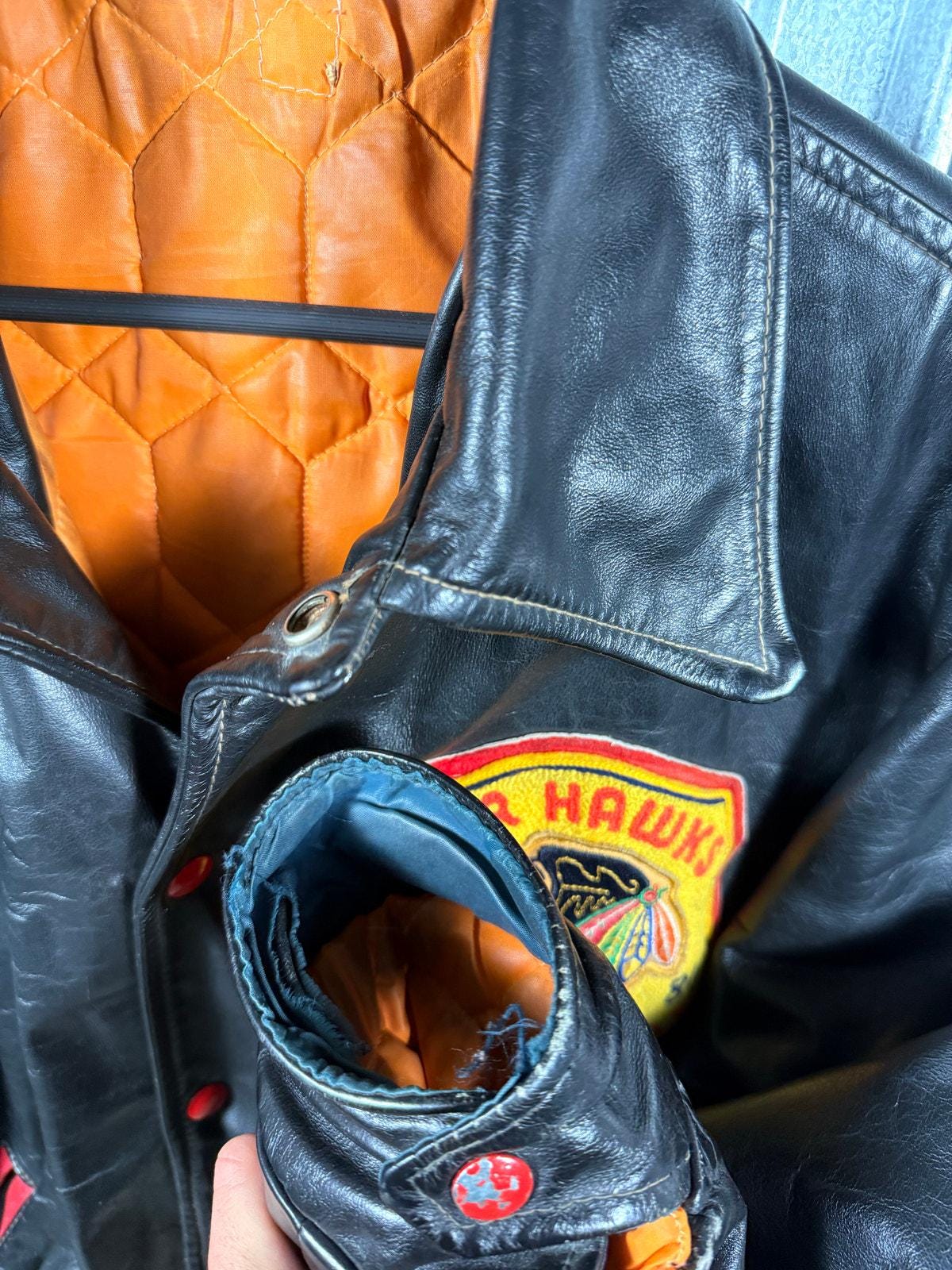 Vintage Chicago Blackhawks Varsity Jacket
