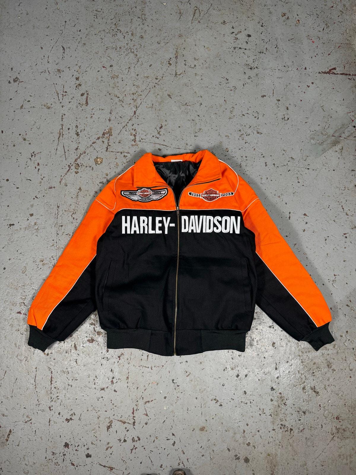 Vintage Harley Davidson NASCAR Jacket