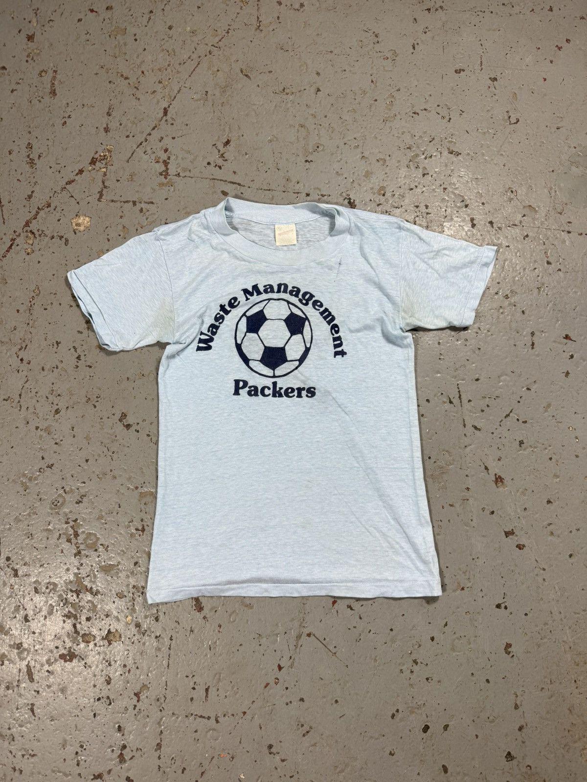 Vintage 70s Style Single Stitch Waste Management Baby Tee