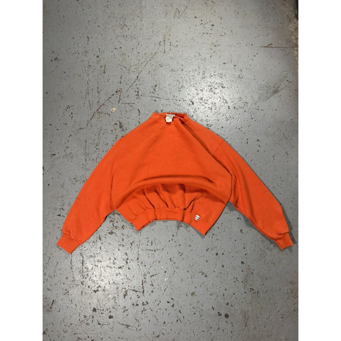 Vintage Distressed Blank Crewneck Sweater