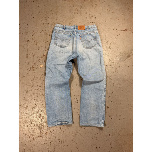 Vintage Light Wash Orange Tag Levi 619s