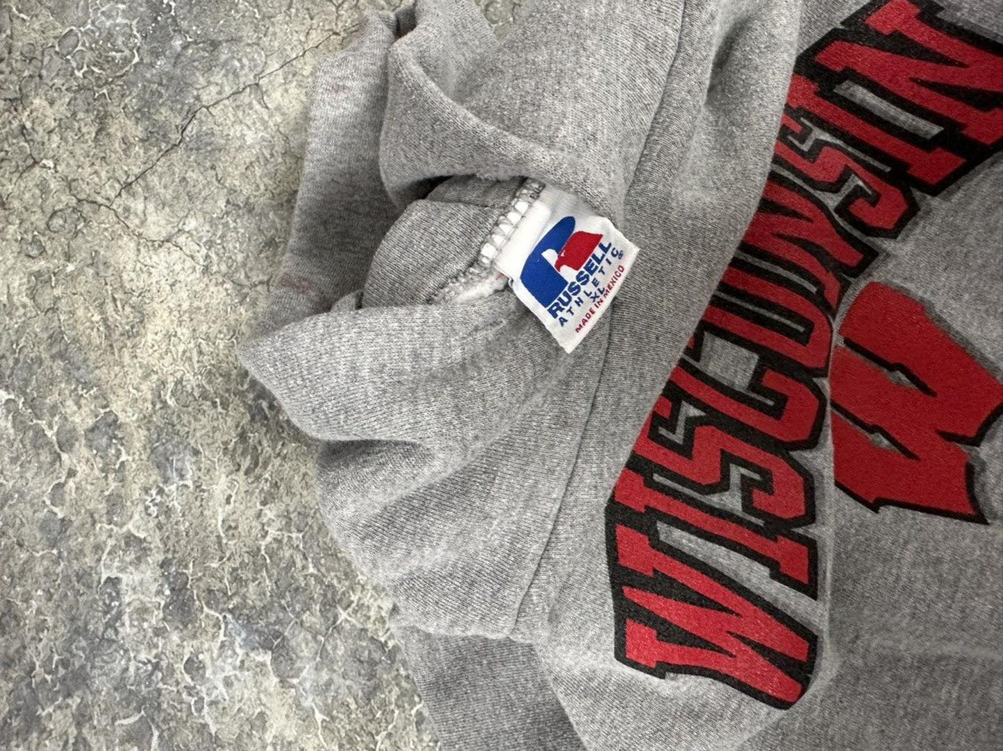 Vintage Russell Atheltics Wisconsin U Hoodie