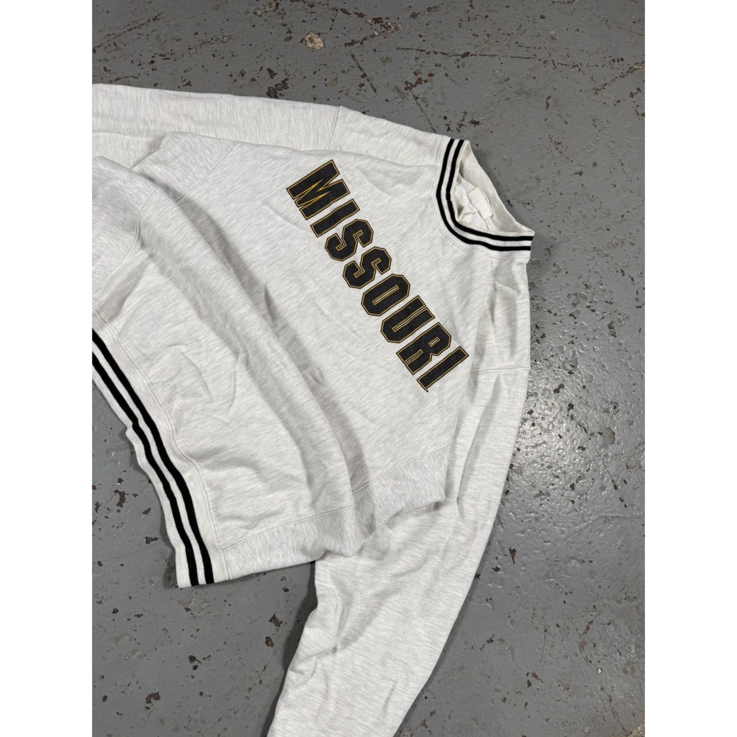 Vintage Sock Style Missouri College Sweatshirt