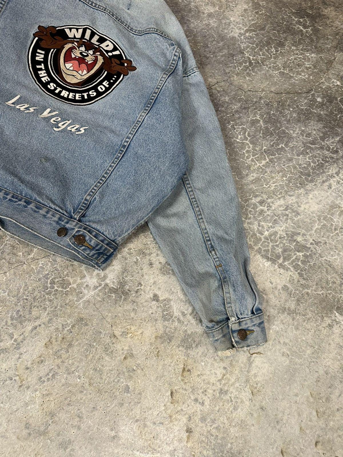Vintage Distressed Taz Denim Jacket