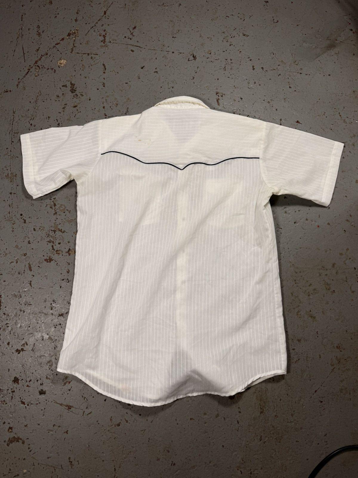Vintage Western Pinstripe Cowboy Button up Tee