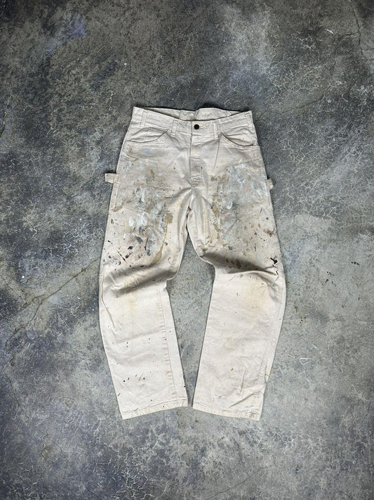 Vintage Distressed and Painted Dickies Carpenter