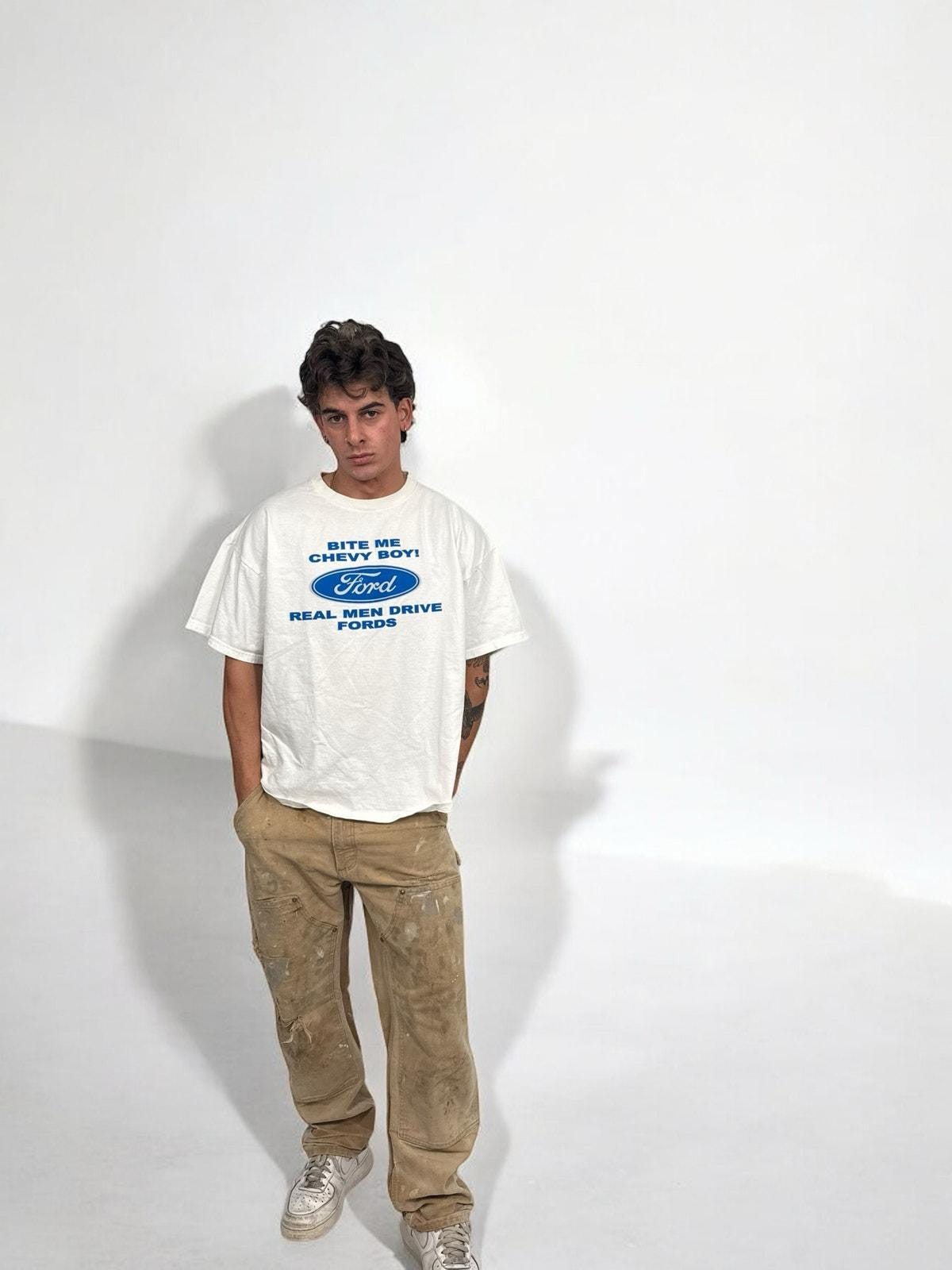 Bite me Chevy Boy Ford Tee