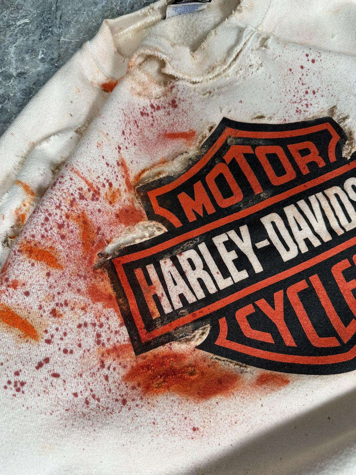 Vintage Road rash Harley sweater