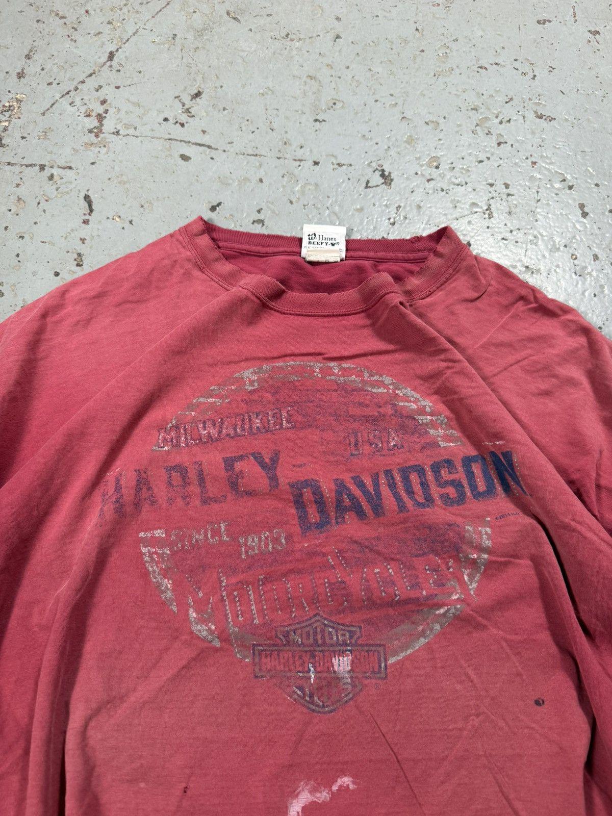 Vintage Thrashed Harley Davidson Tee