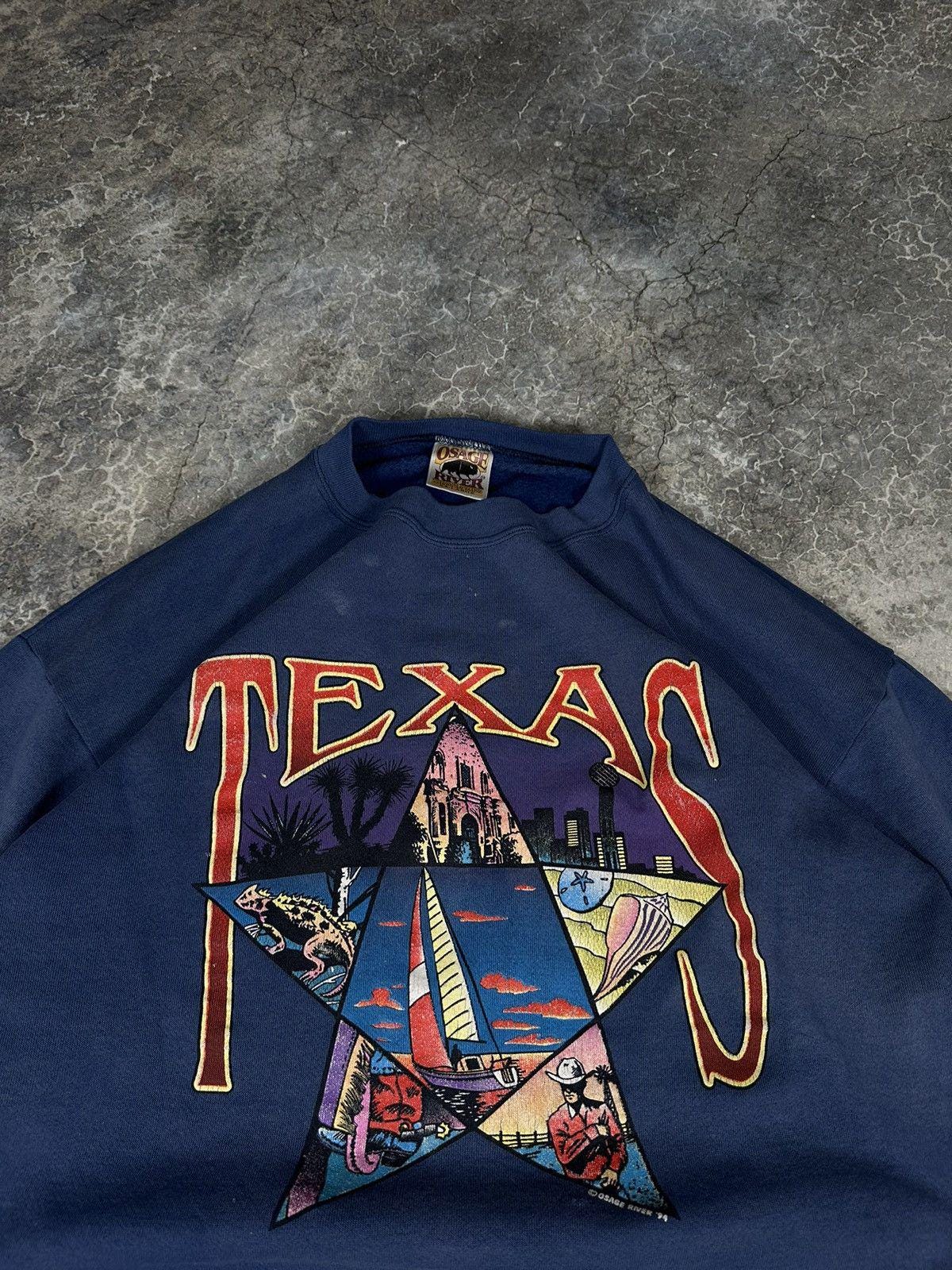 Vintage Distressed Texas State Crewneck