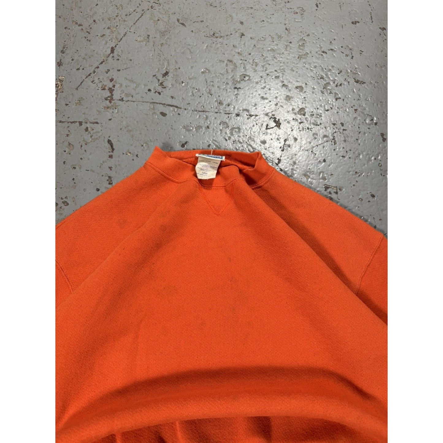 Vintage Distressed Blank Crewneck Sweater