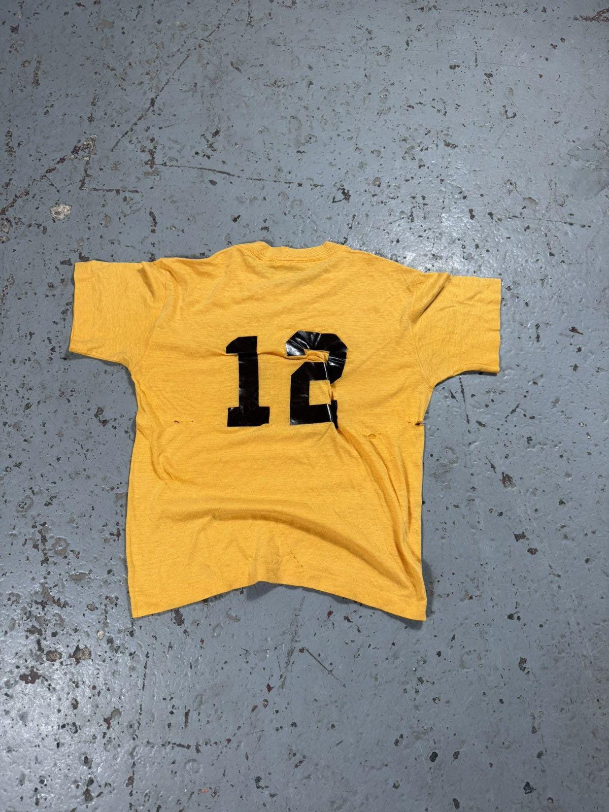 Vintage Distressed 70s Style Single Stitch Tight Soccer Tee