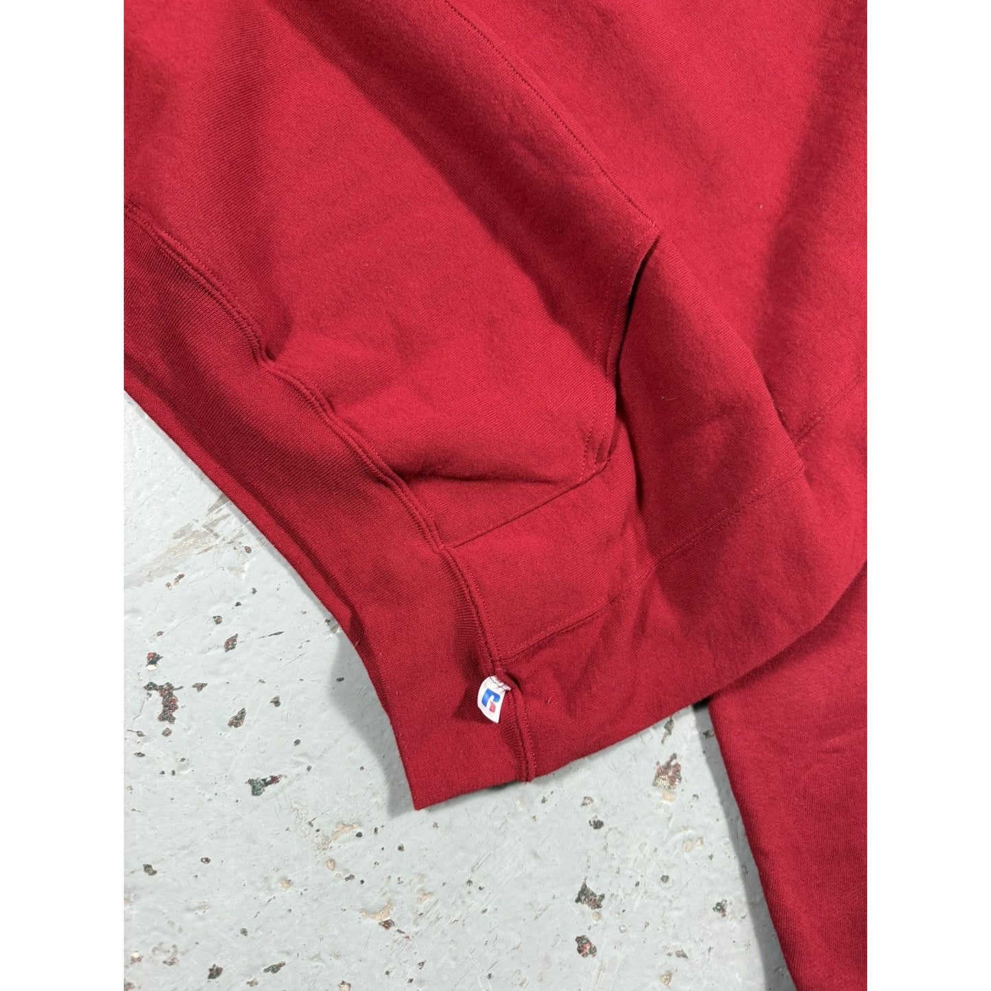 Vintage Burgundy Russels Athletic classic Blank hoodie