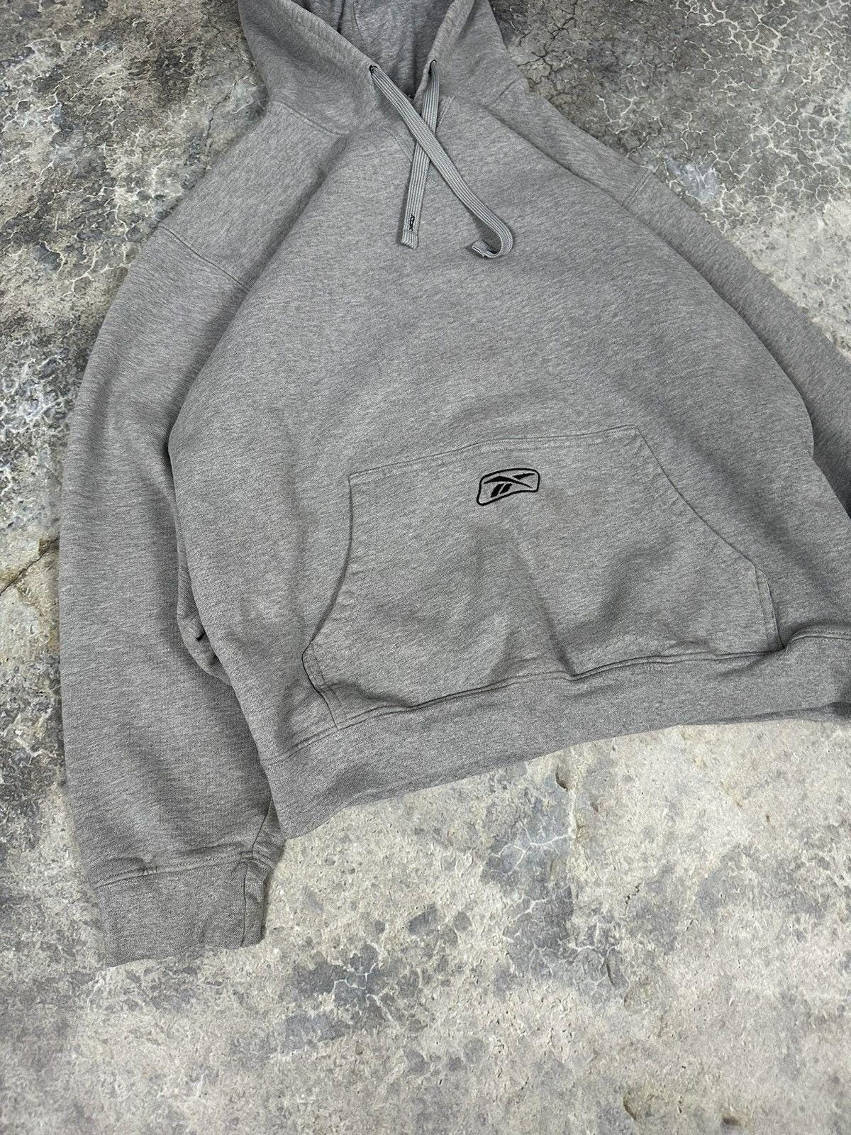 Vintage Rebook Centre Logo Hoodie