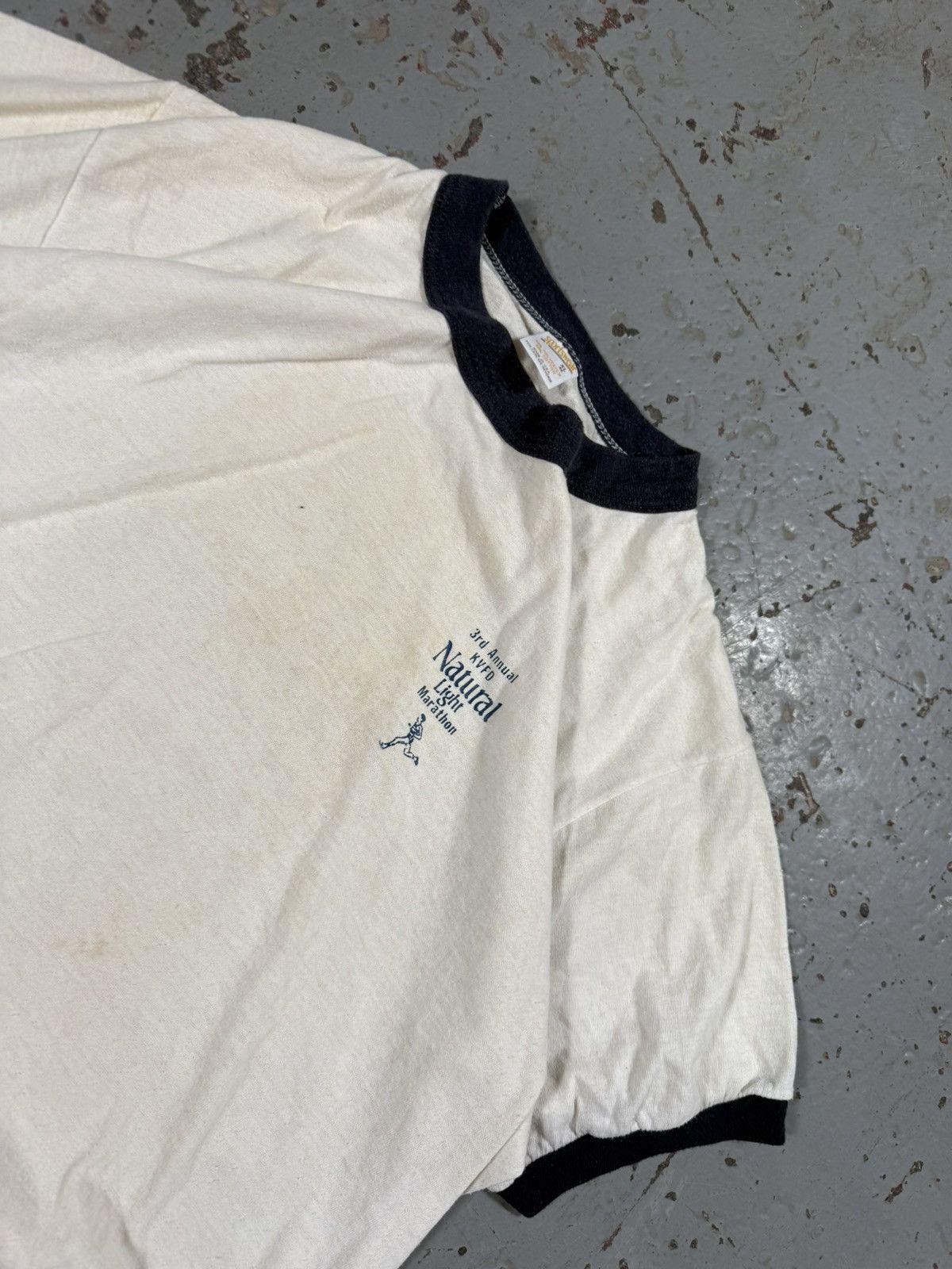 Vintage Single Stitch Natty Light Marathon Ringer Tee