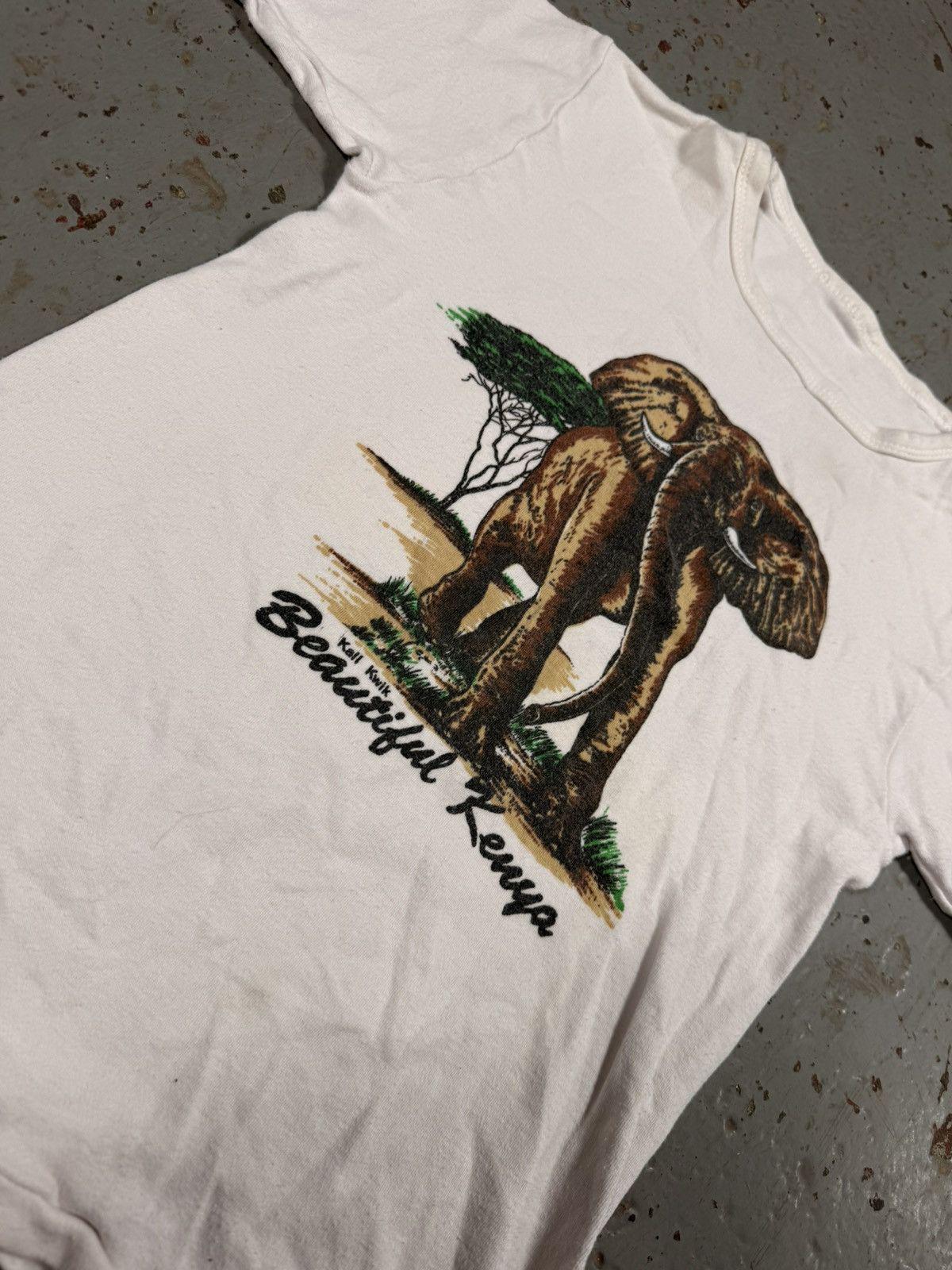 Vintage Kenya Elephant Baby Tee