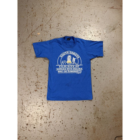 Vintage 70s Style 1991 South Dakota Single Stitch Baby Tee