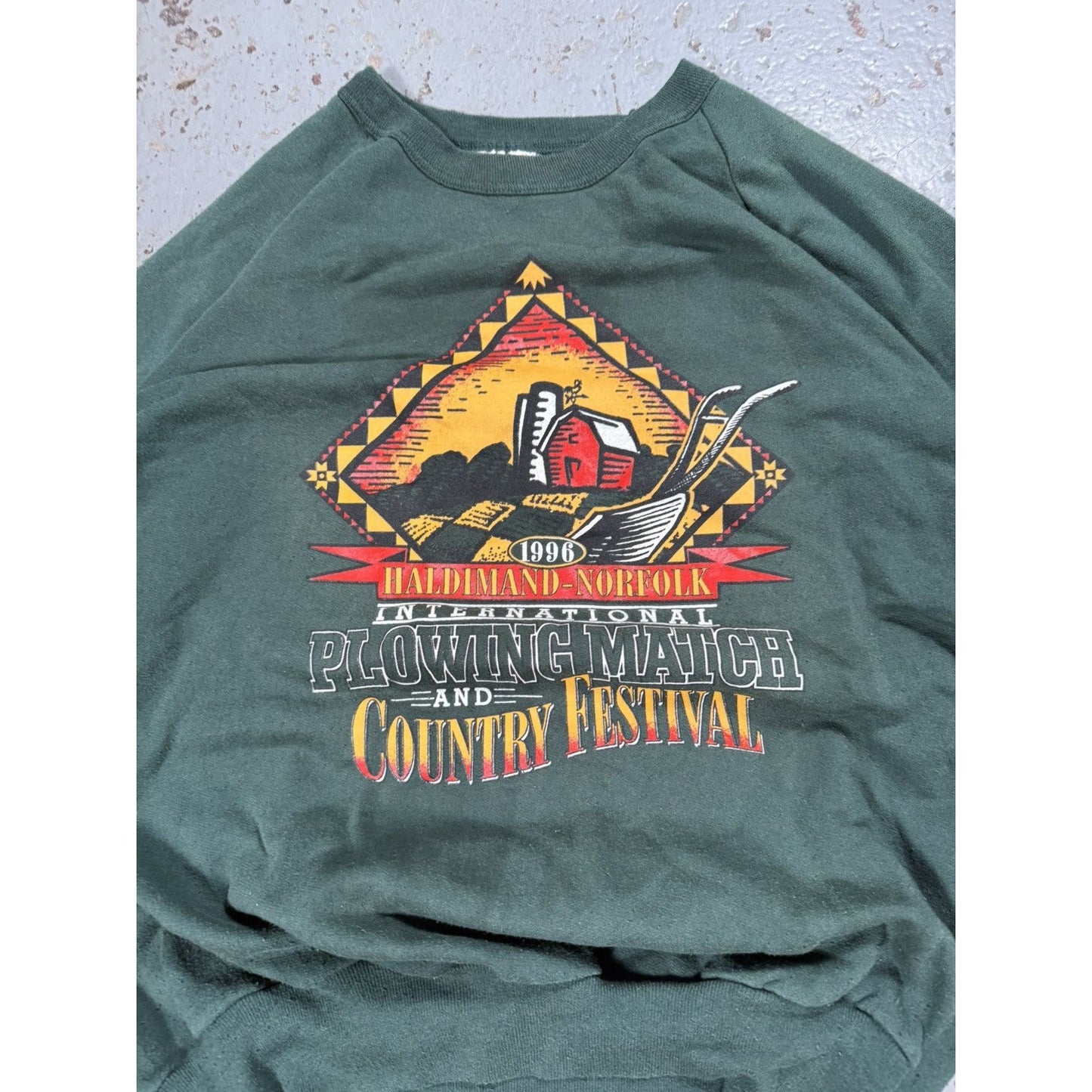 Vintage 1996 International Plowing Country Festival Sweater