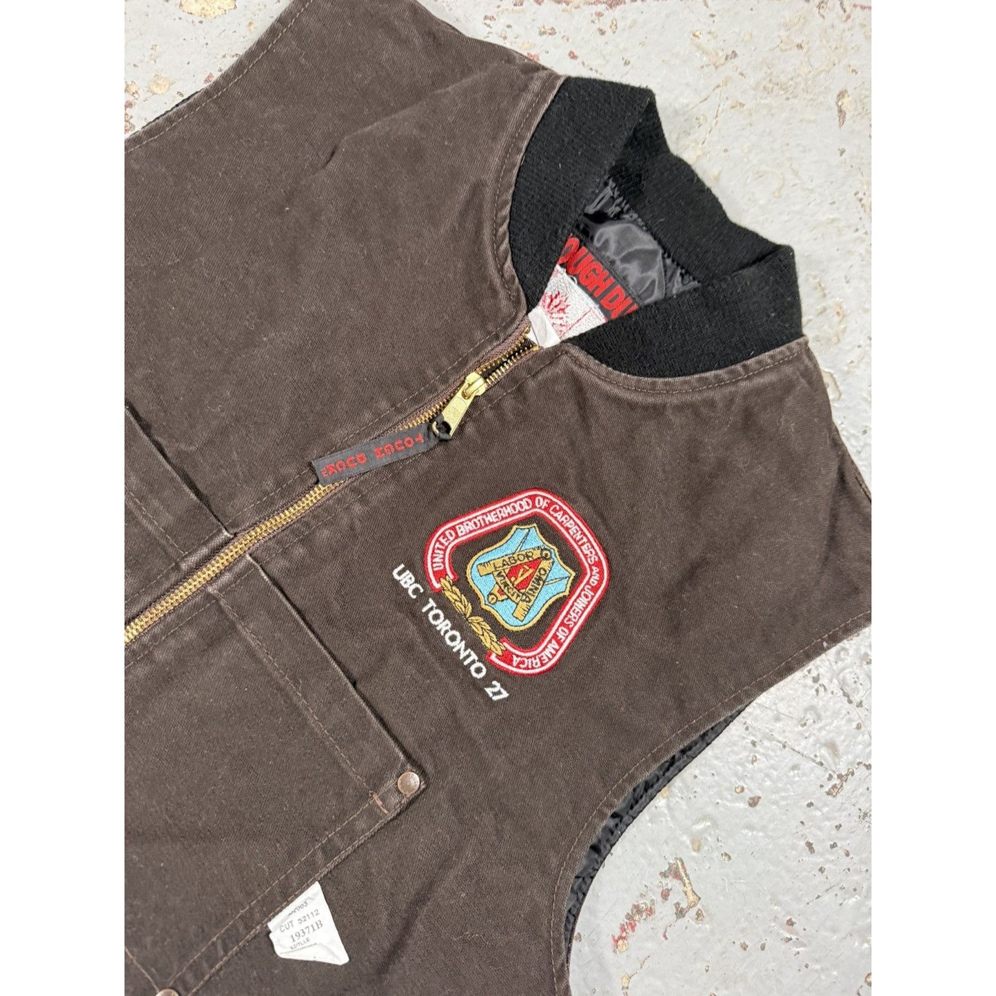 Tough Duck Canada Ubc Carpenters Carhartt Style Vest