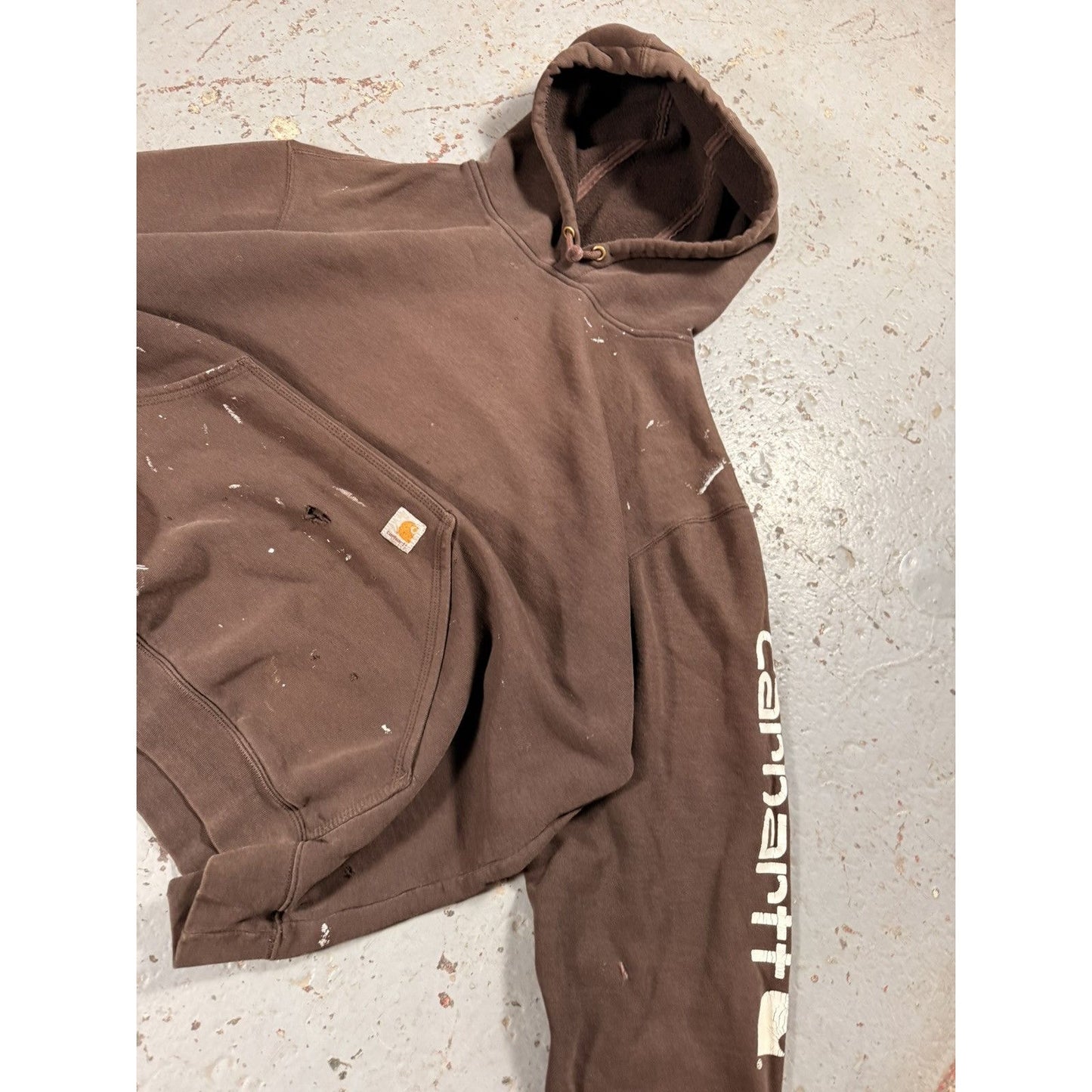 Vintage Distressed Carhartt Painter Hoodie