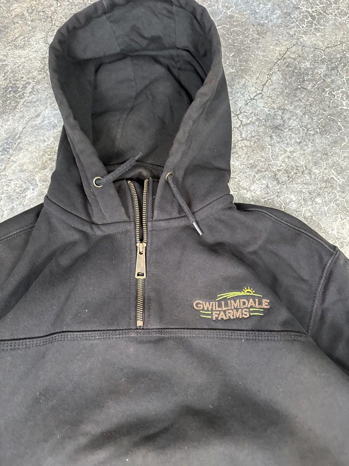 Vintage Carhartt quarter zip rain hoodie