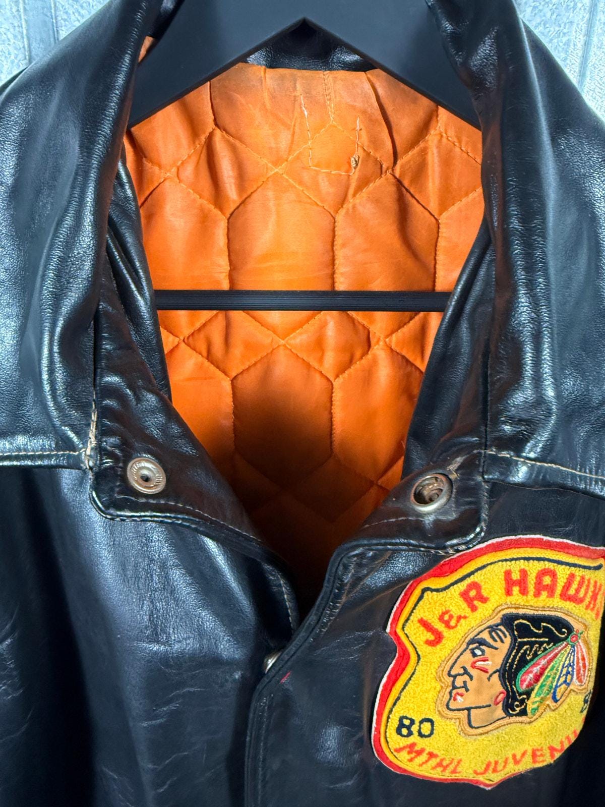 Vintage Chicago Blackhawks Varsity Jacket