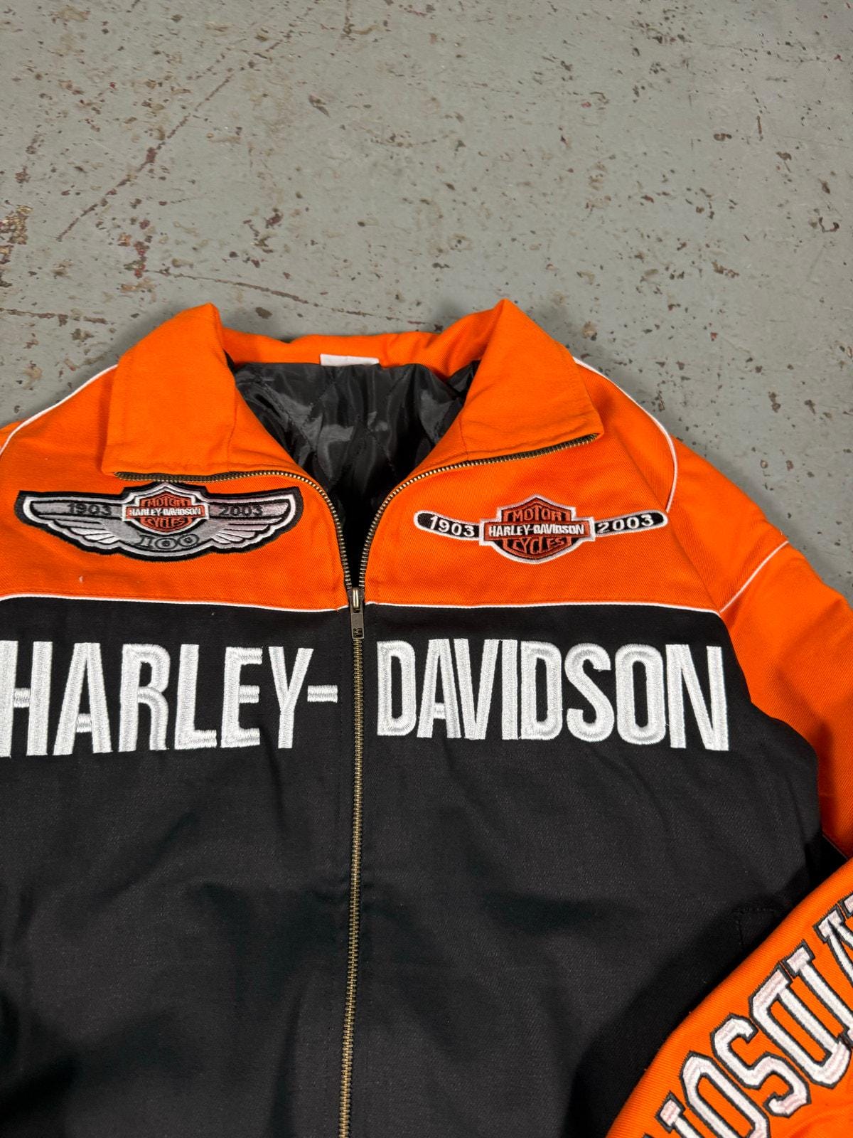 Vintage Harley Davidson NASCAR Jacket