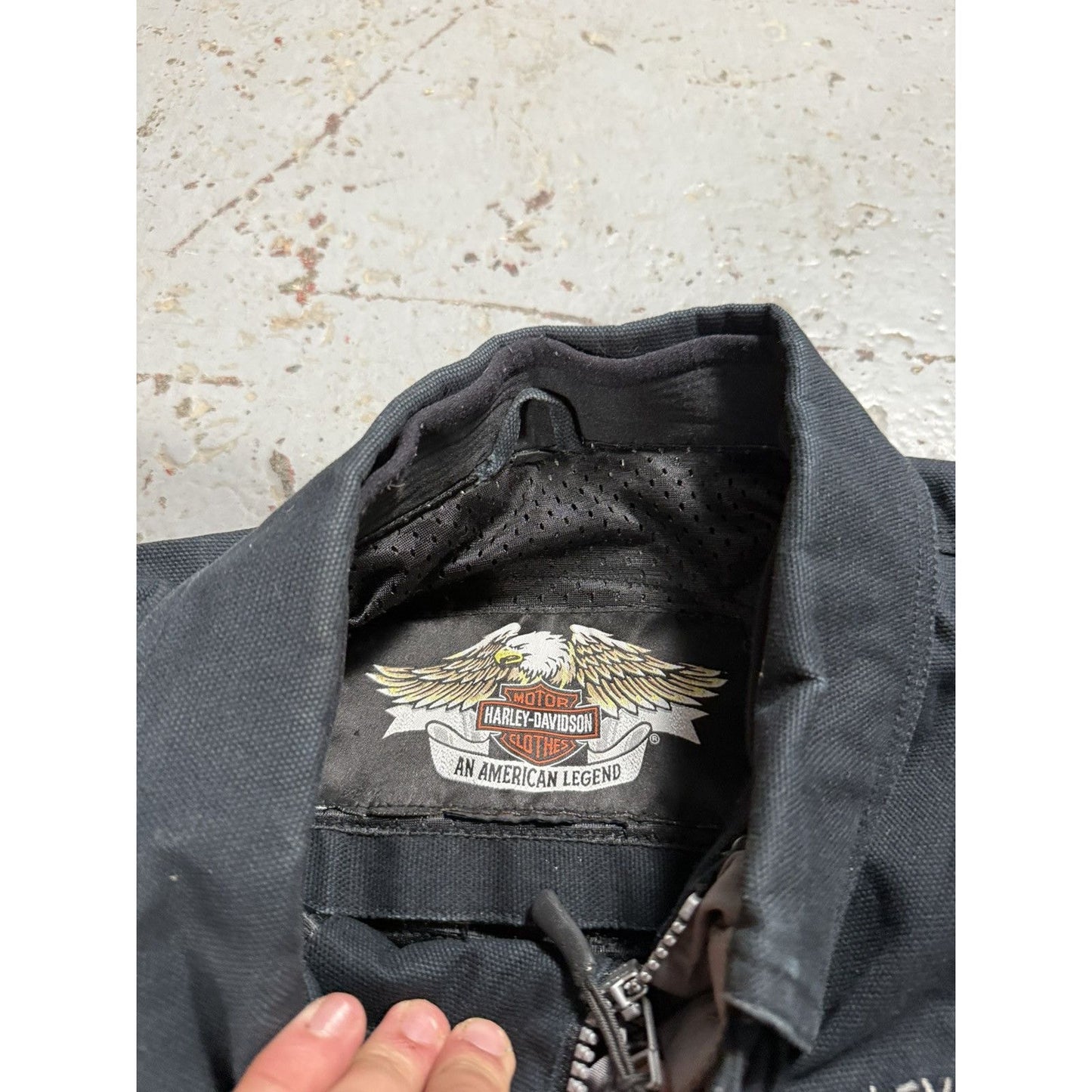 Vintage Harley Davidson Distressed Biker Jacket