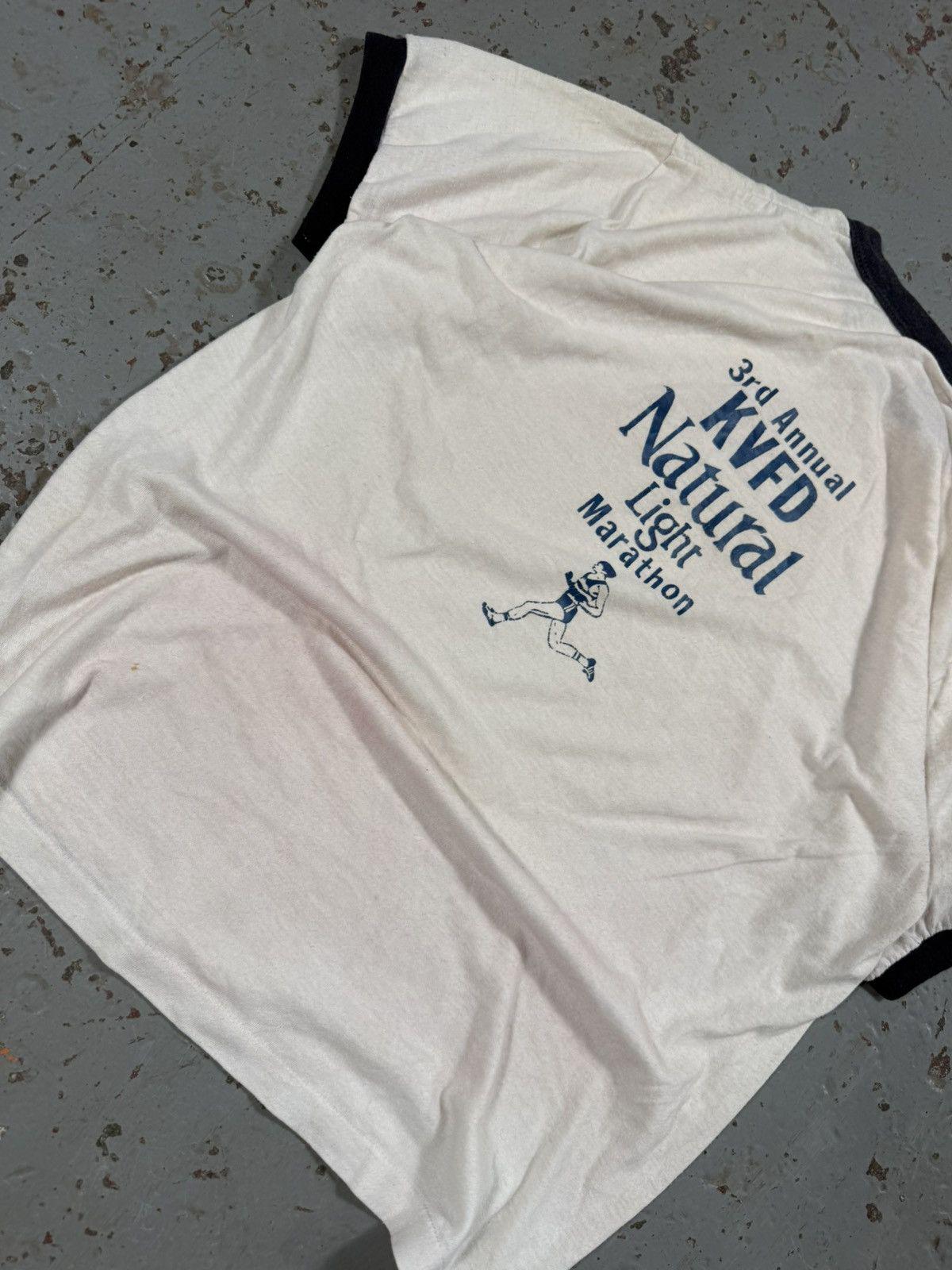 Vintage Single Stitch Natty Light Marathon Ringer Tee