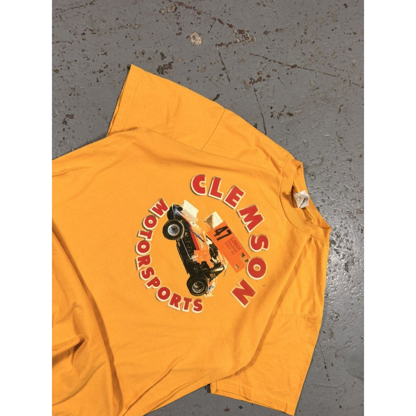 Vintage Clemoson Moto Tractor Country Western Tee